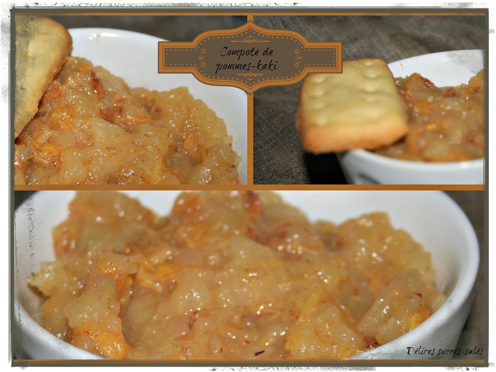 Compote de pommeskaki