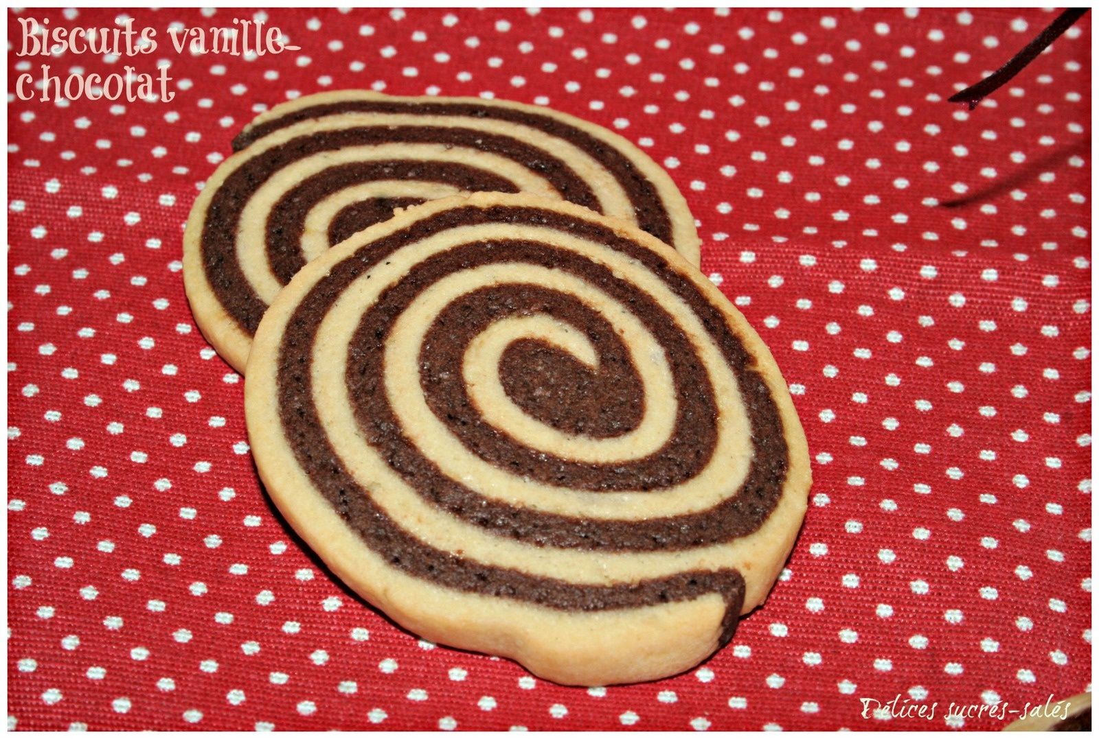 Biscuits vanille-chocolat