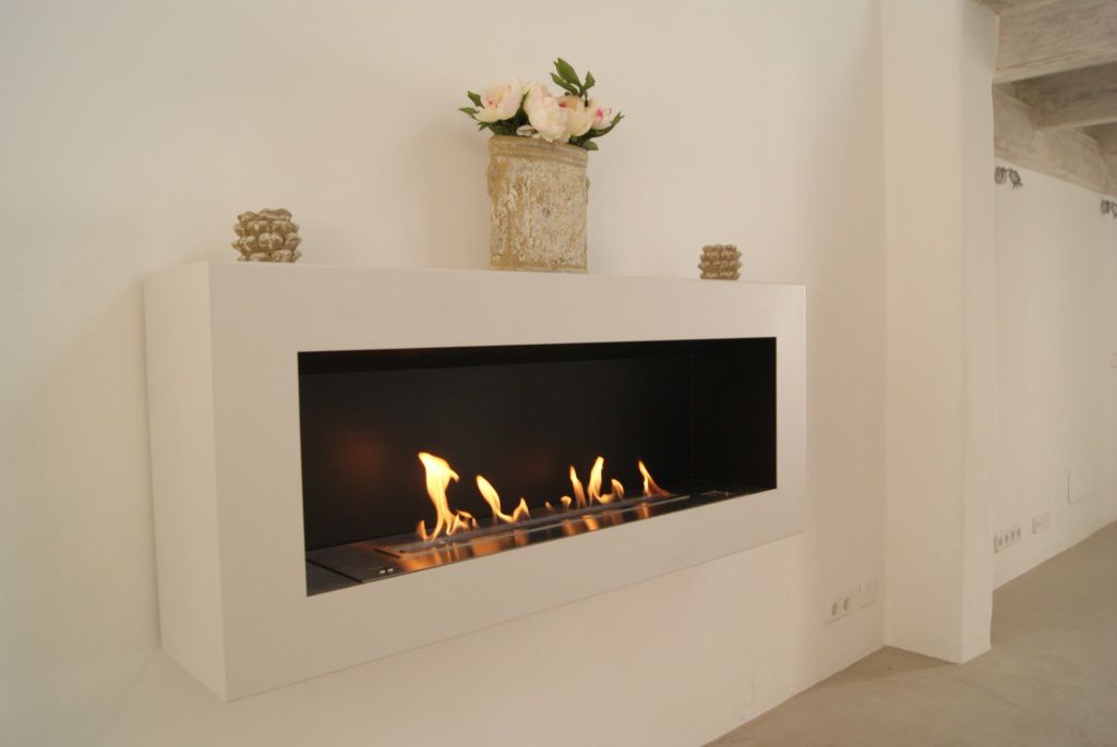 Ethanol fireplace with remote - Ethanol burner insert - Art Fireplace