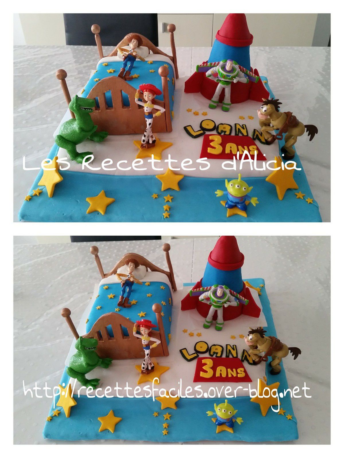 Gâteau d'anniversaire Toy Story - Les gâteaux les 3 A