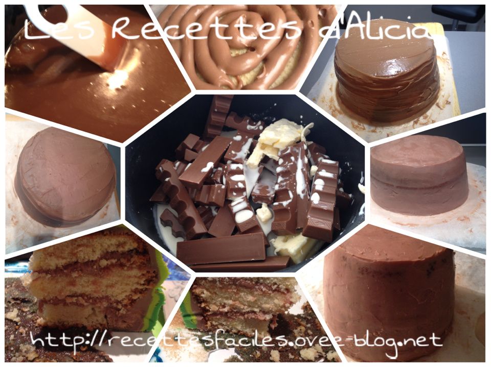 Ganache kinder - Les recettes d Alicia