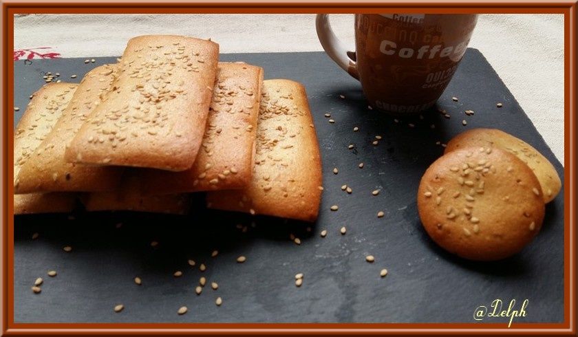 Financiers aux amandes et graines de sésames