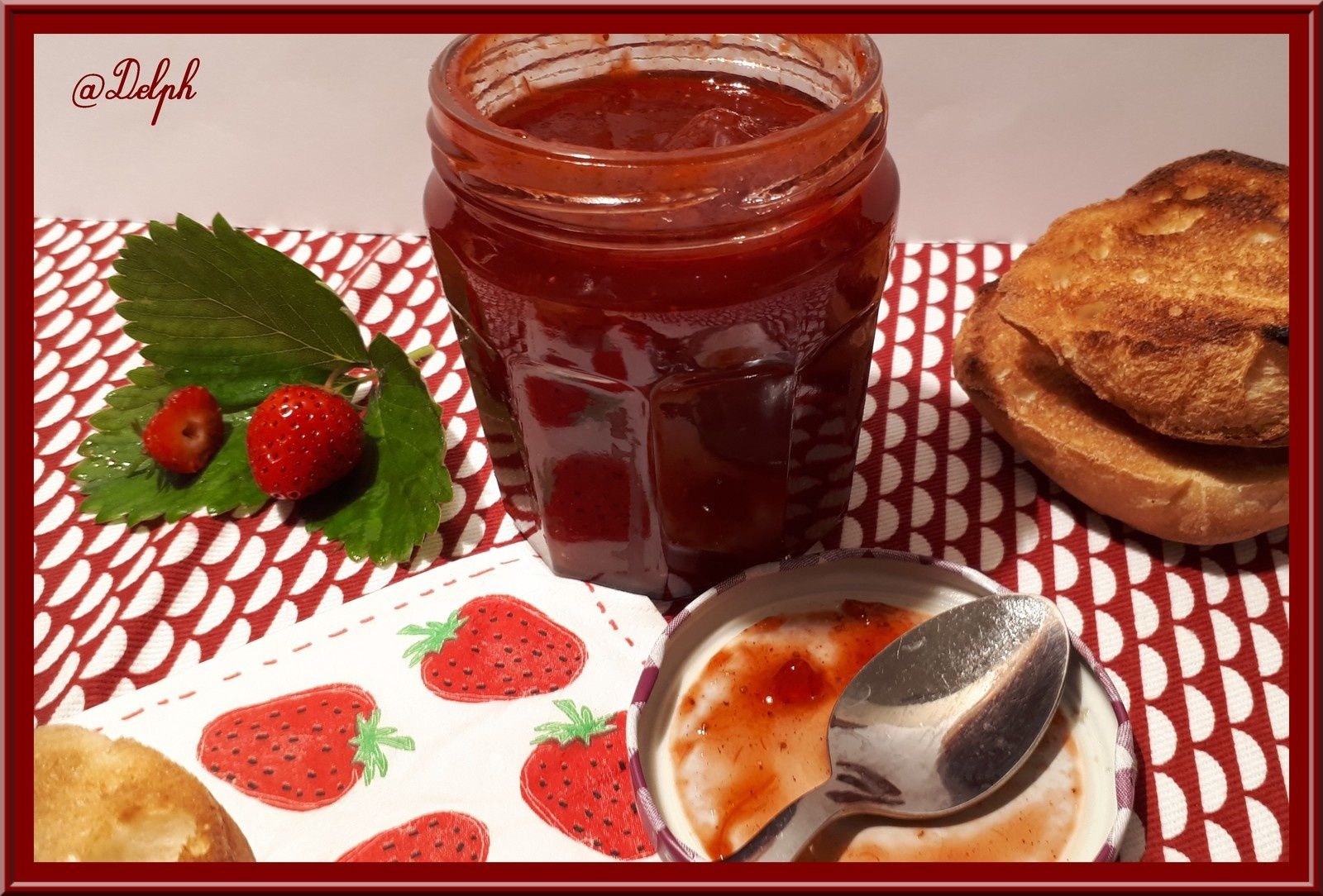 Confiture De Rhubarbe Avec Agar Agar Thermomix Confiture de rhubarbe et de fraises - Oh, la gourmande..