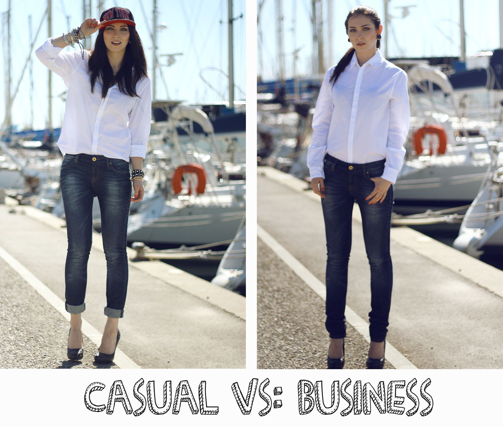 OUTFIT: CASUAL VS. BUSINESS