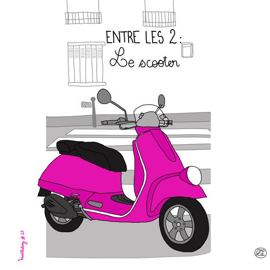 Le scooter 