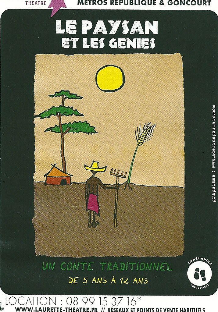 Théâtre enfant - Le champ des génies + Livre-cd contes d'Orient
