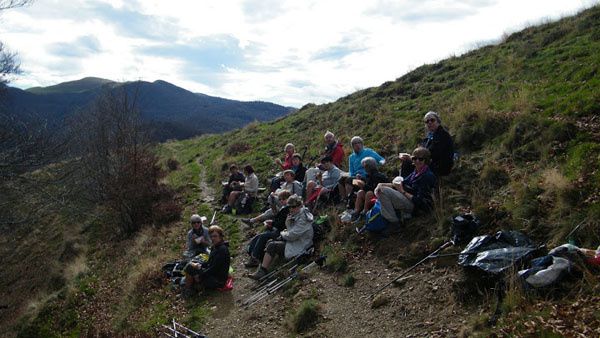 IRATI. Burdinkurutza ( 1135 m ) vers Ataramatze ( 1370 m ). 05 novembre 2015.