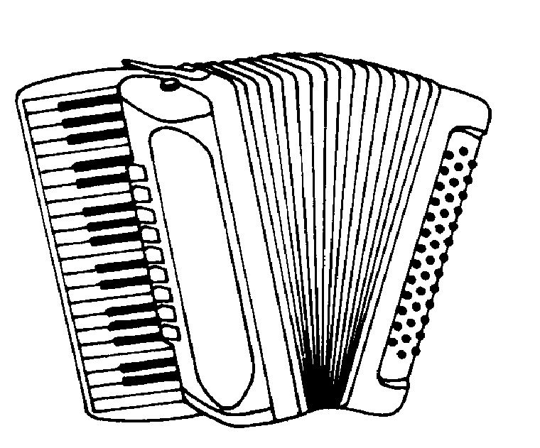 accordion coloring pages - photo #13