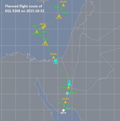 Les causes possibles de l’accident de l’Airbus russe dans le Sinaï (Réseau international)