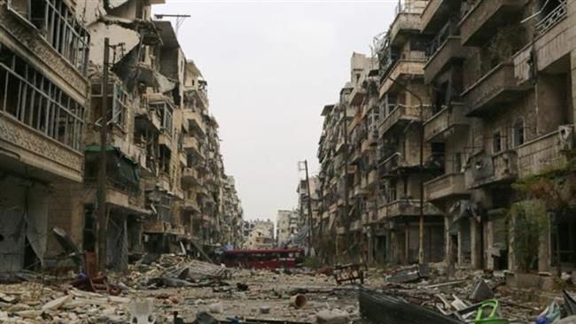 La ville dévastée d'Alep. © REUTERS