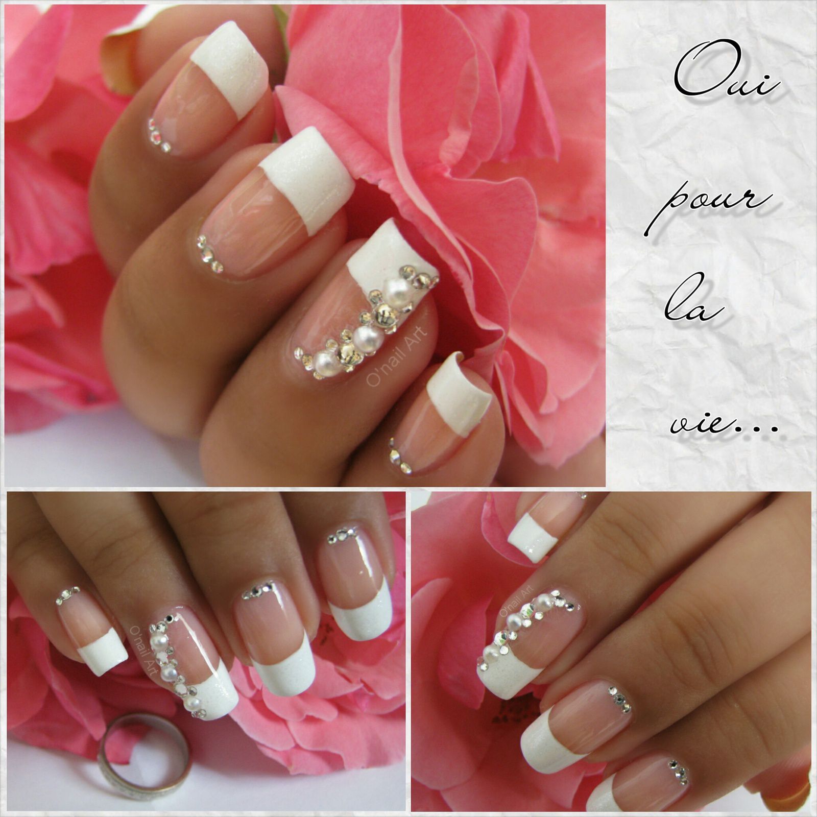 Nail Art de mariage : se dire oui pour la vie! - onailart.over-blog.com