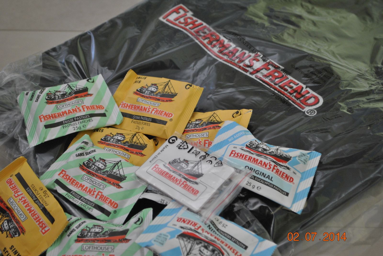 Partenaire; ricola, my candy box, fisherman's friend, godiva Sucette