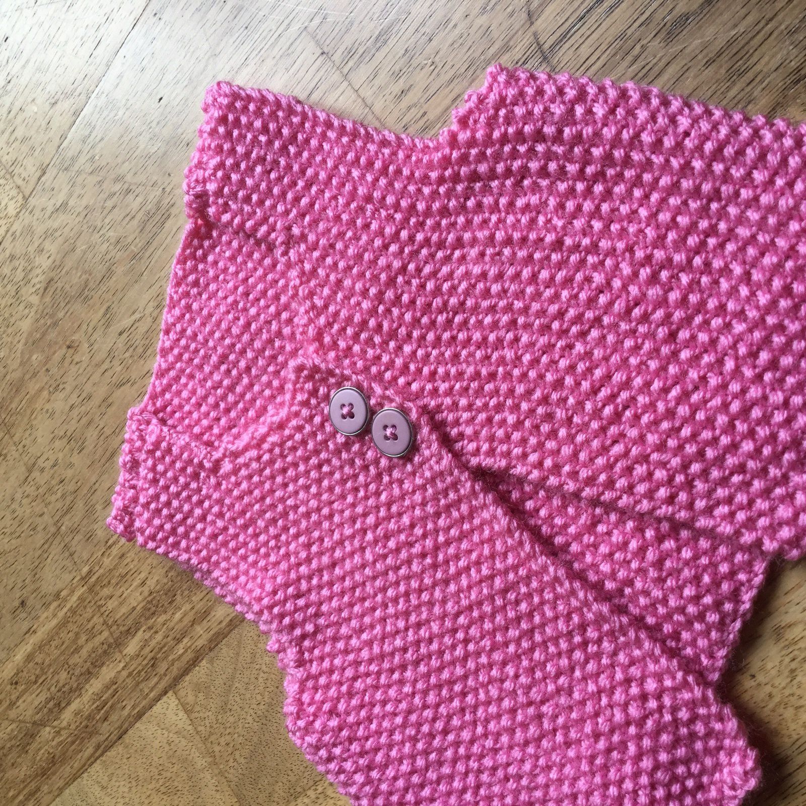 Gilet de berger pour bébé - Sur mes aiguilles...