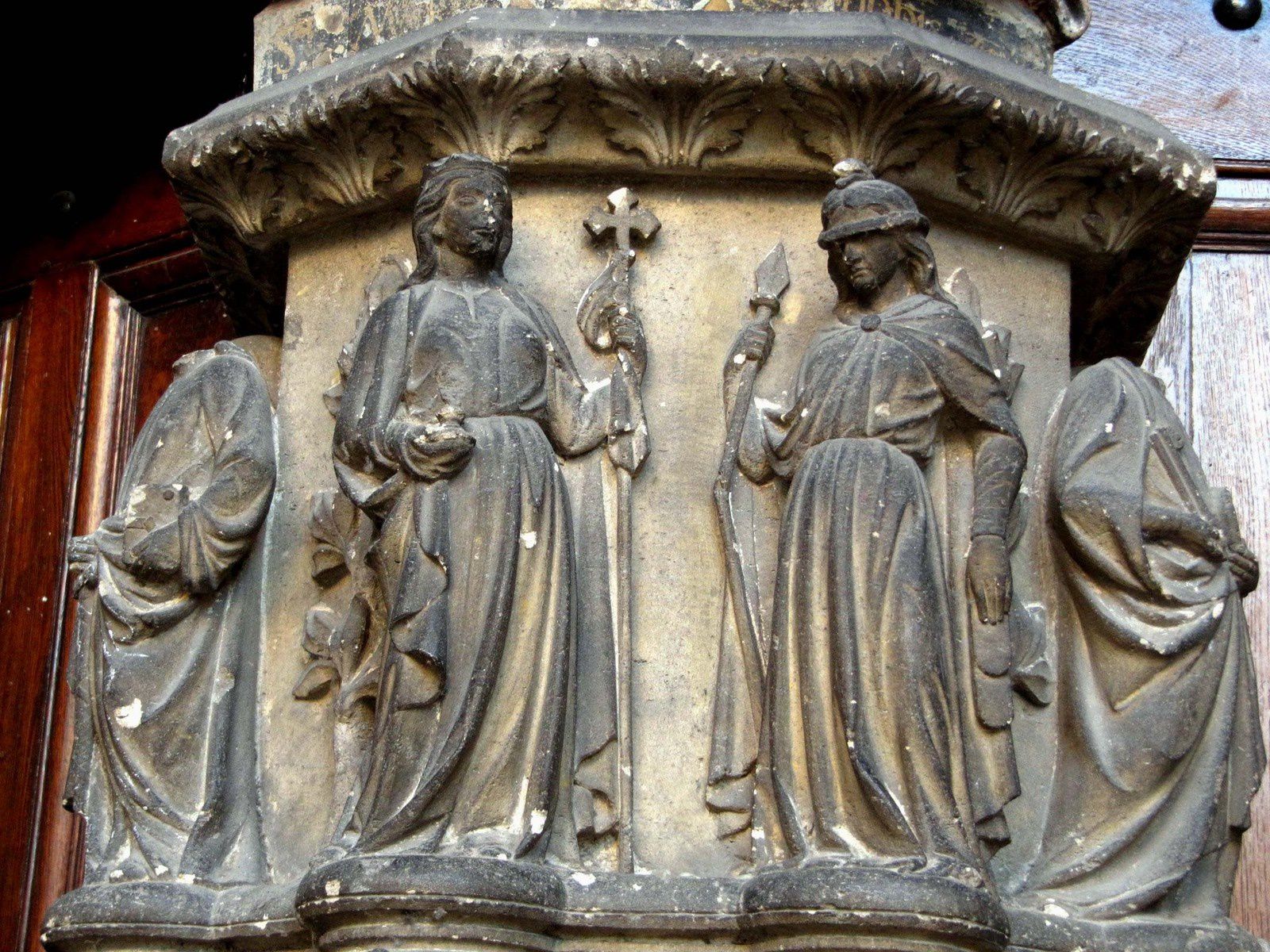 Vierge à l'enfant, basilique St Maurice à Epinal ( Lorraine)