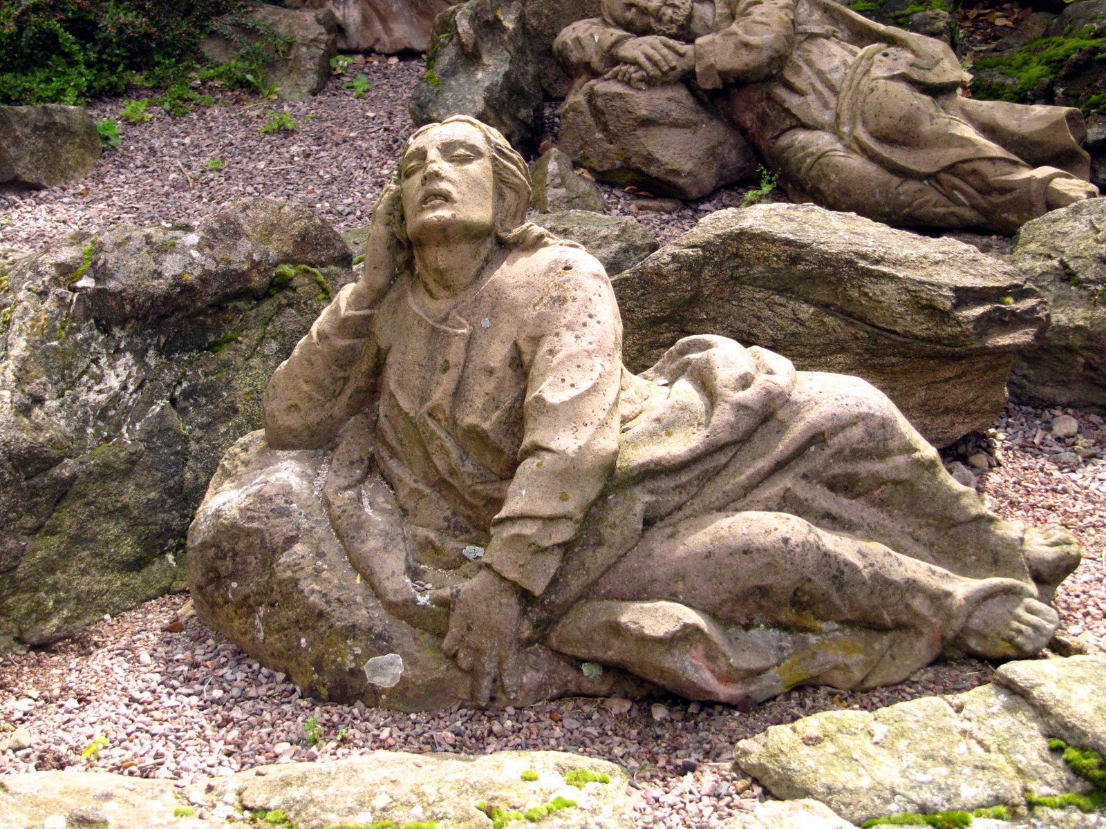 Christ au Jardin des Oliviers à Kientzheim ( Alsace)