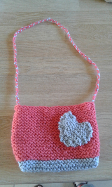 Tricoter sac top pour petite fille