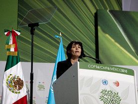 Doris Leuthard told delegates in Cancun that not acting on climate change has economic consequences and leads to destabilistation Doris Leuthard told delegates in Cancun that not acting on climate change has economic consequences and leads to destabilistation