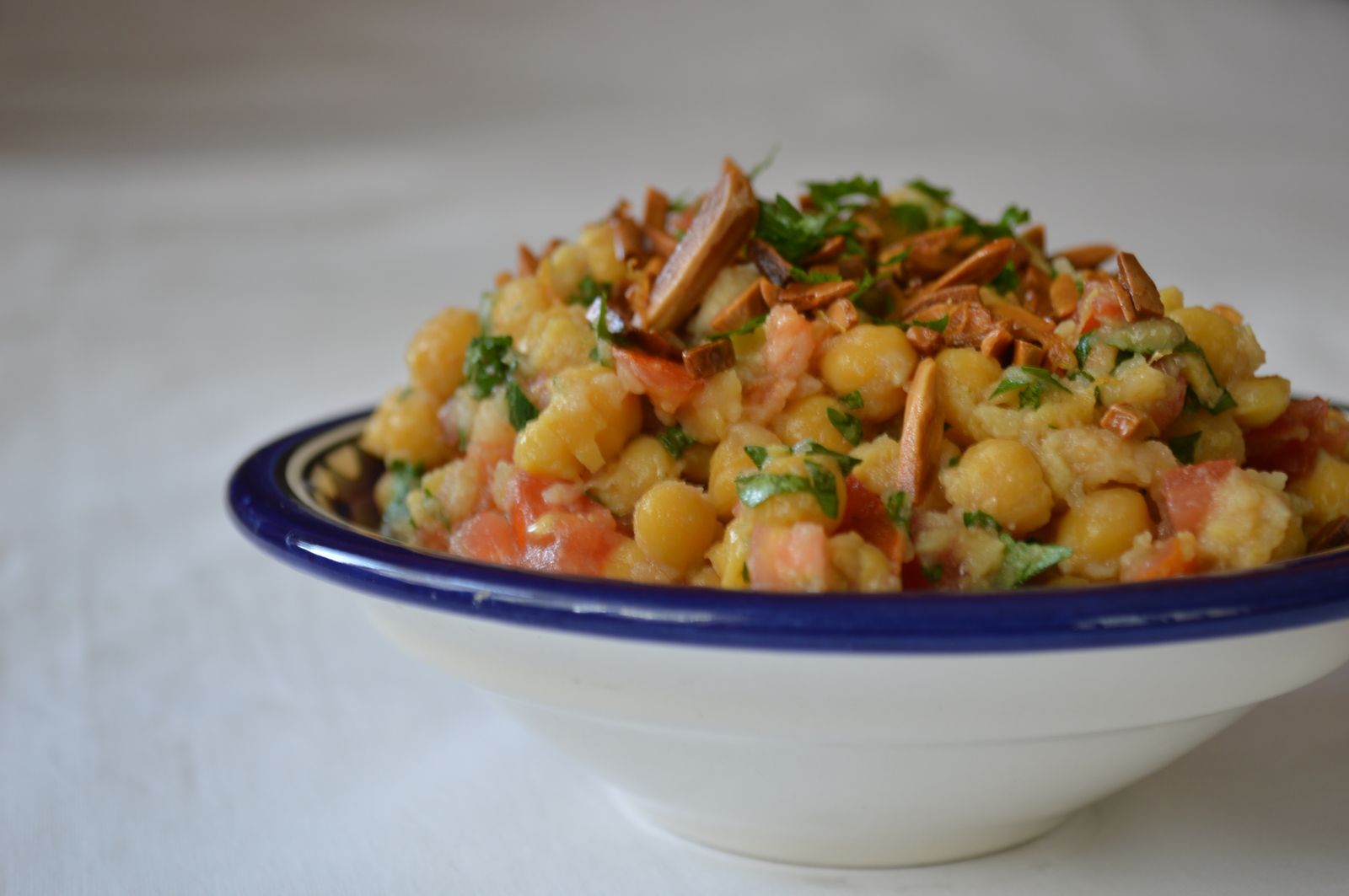 Salata houmous: salade de pois chiches