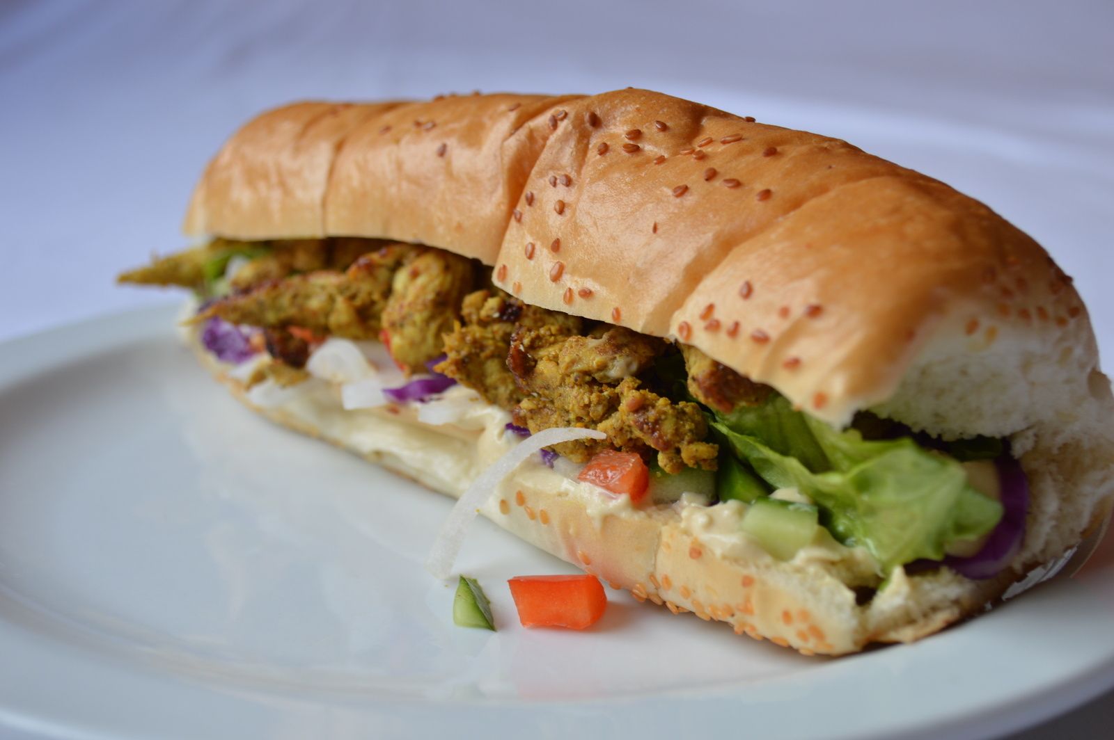 Sandwich chawarma de poulet