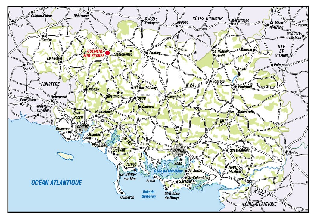 Rando 5601 GuéménésurScorff La haute vallée du Scorff jean