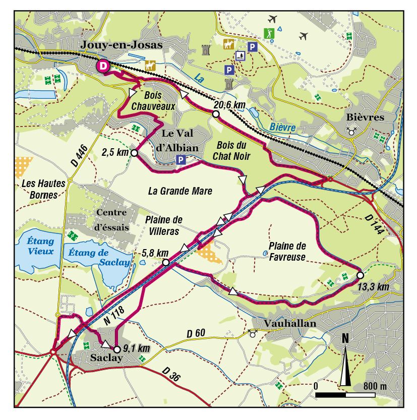 randonnee vtt jouy en josas