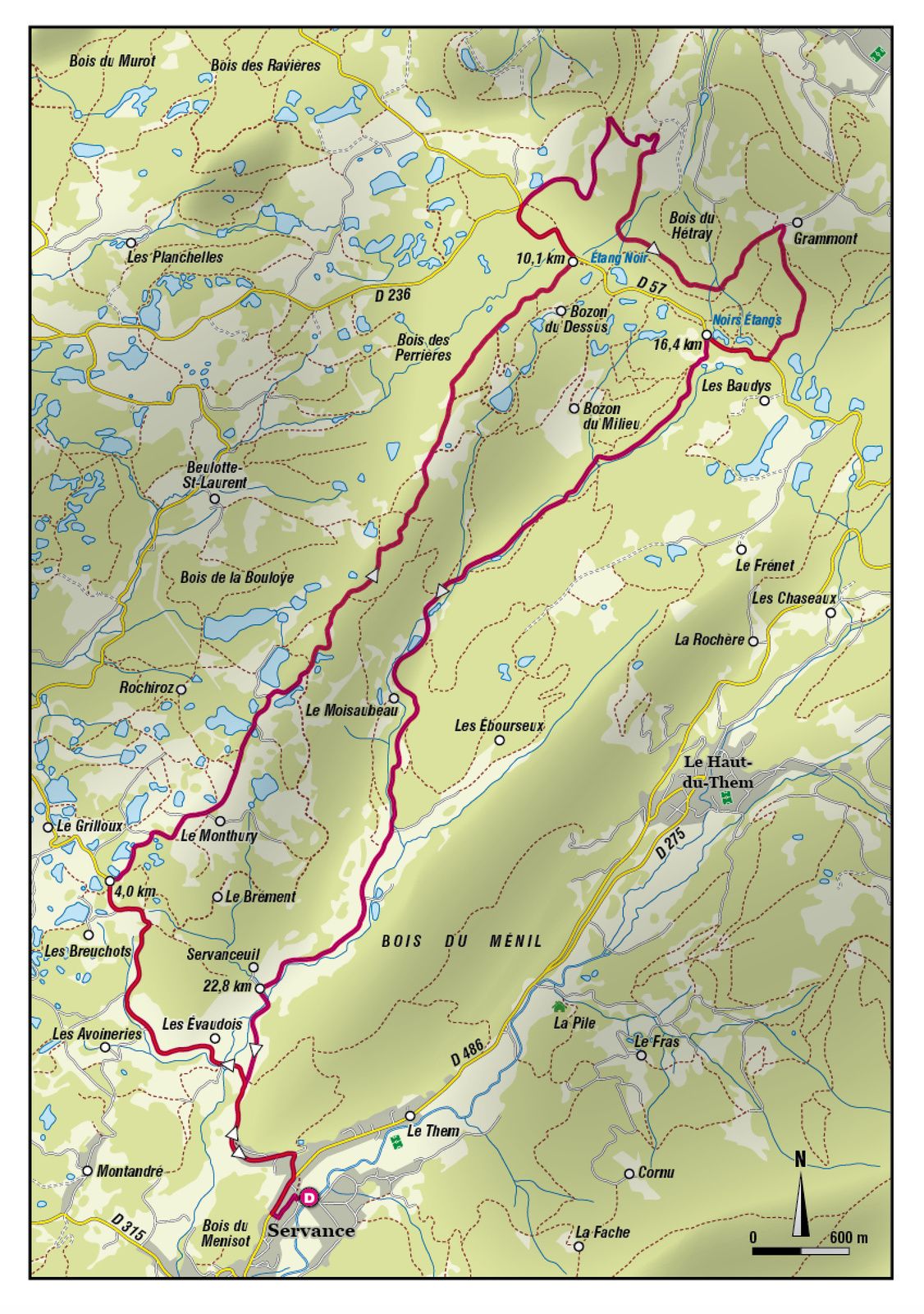 randonnee vtt servance