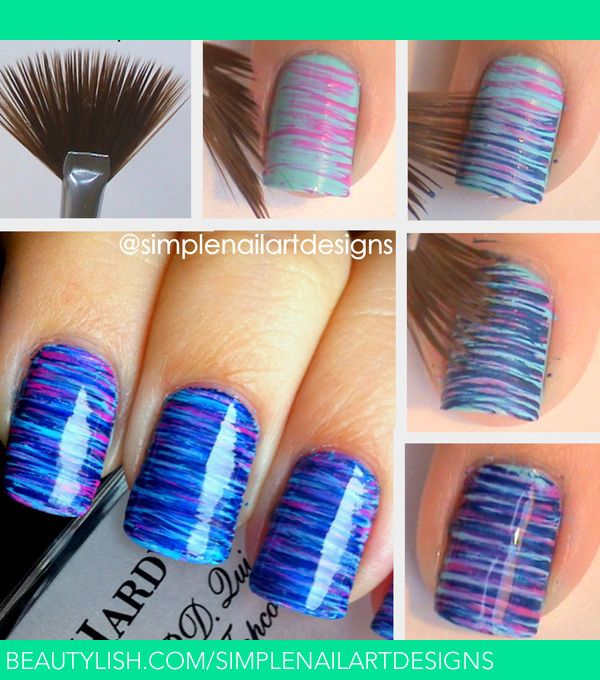 Nail art simple et facile Les Conseils de Nanoush