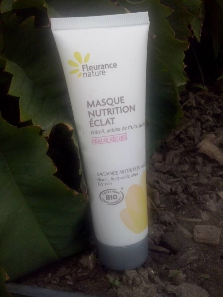 peau hydratée ,masque fleurance nature