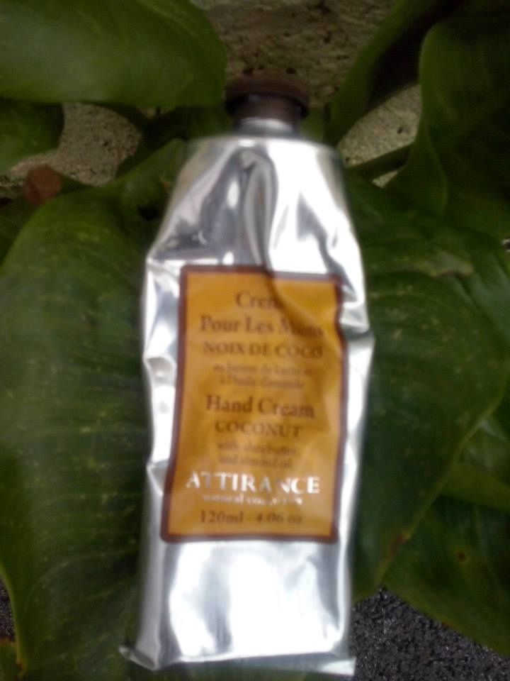 douceur de coco , attirance ,crème main