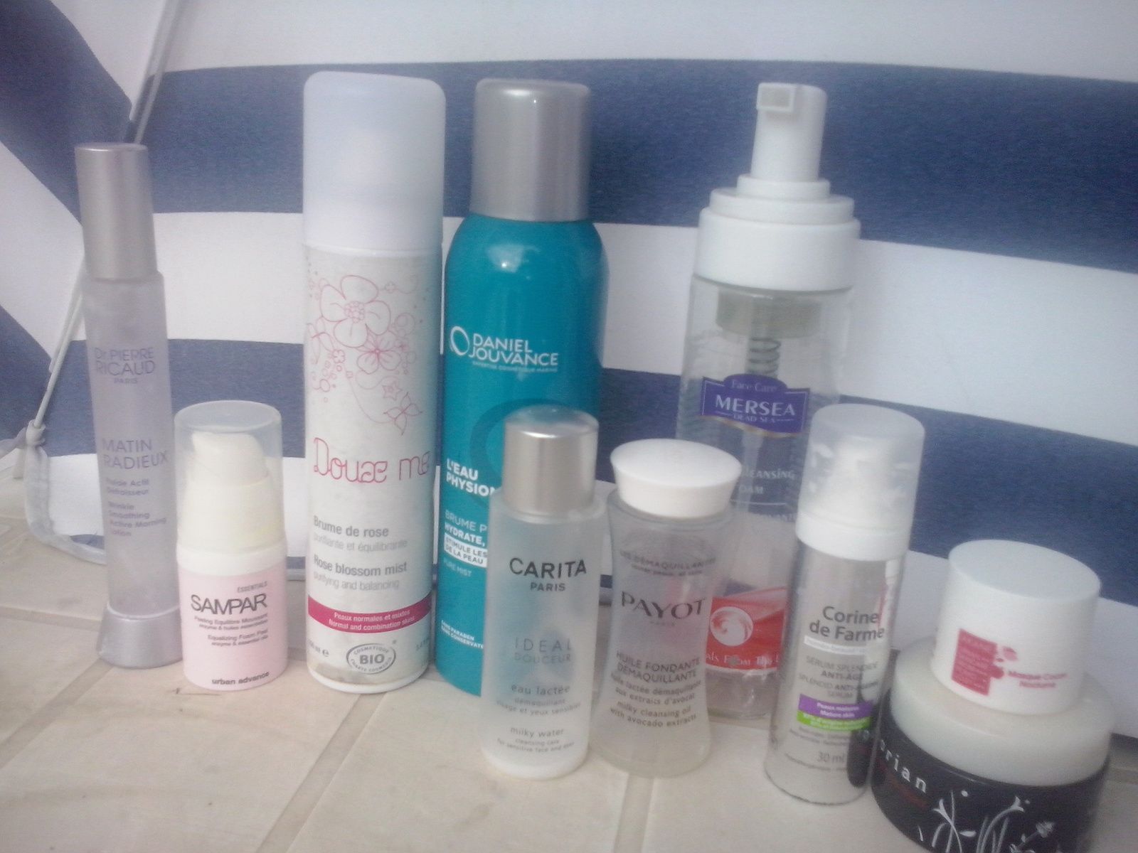 produits finis dans ma salle de bain