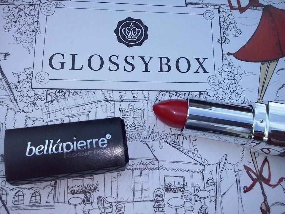 rouge a lèvres bellapierre, glossybox