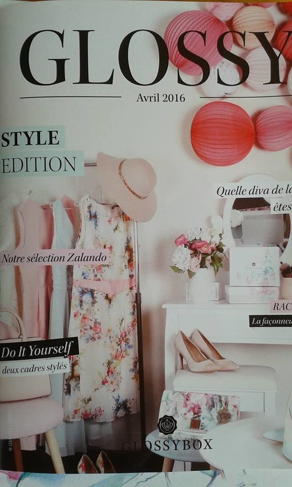 style edition ,glossybox avril 2016