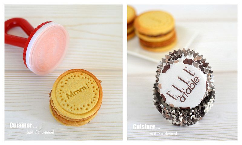 Sablés au Citron, fourrés à la confiture de Marron