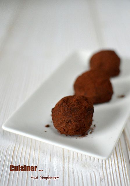 Recette de truffes au chocolat et aux noisettes
