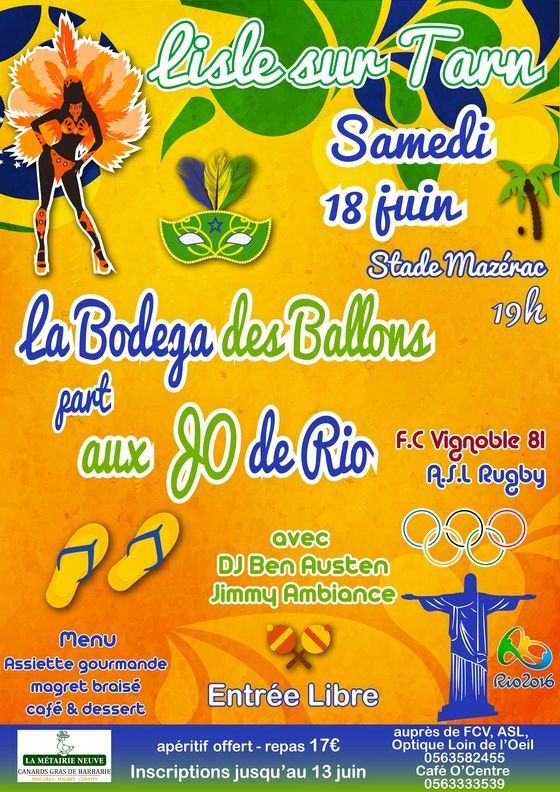 Bodega 2016 Le blog de ASL Rugby