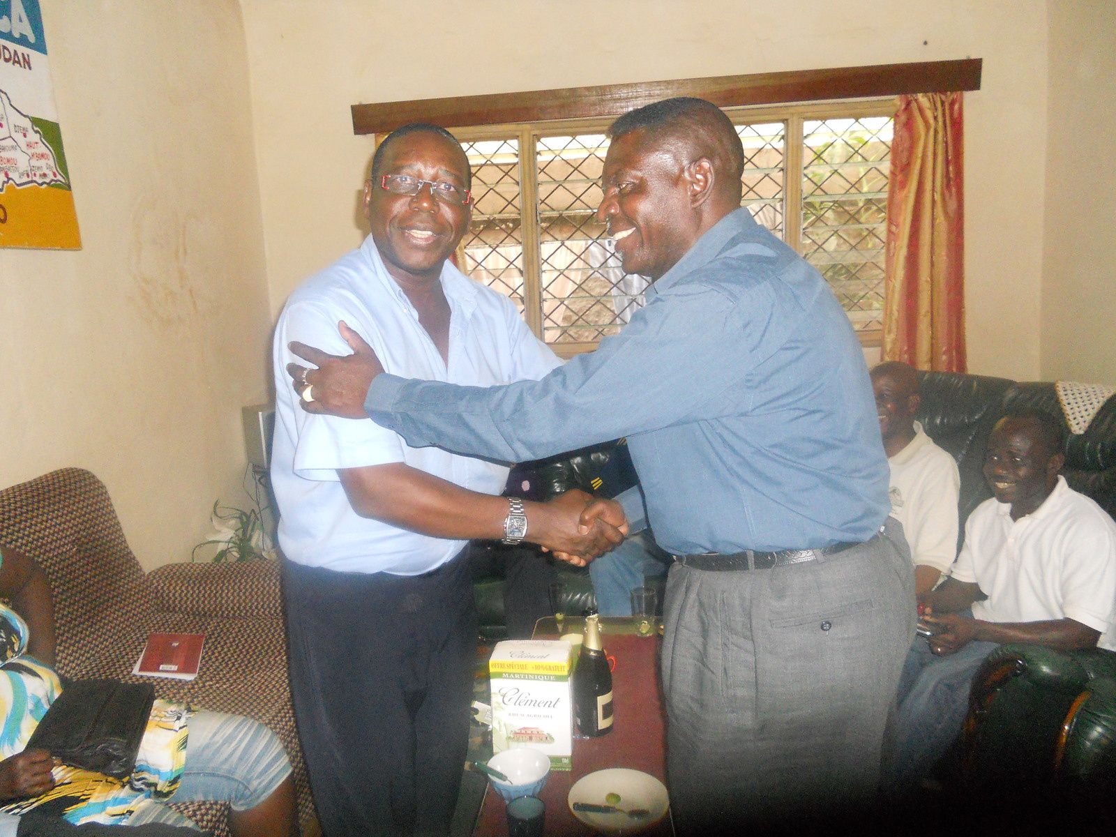 Le Vice - Président du PARC reçoit des notables à Bangui