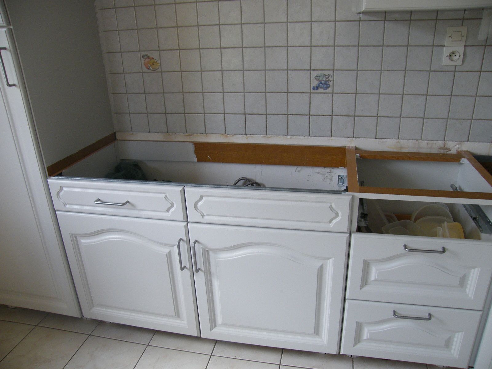 Rénover une cuisine : comment repeindre une cuisine en chêne mes ...