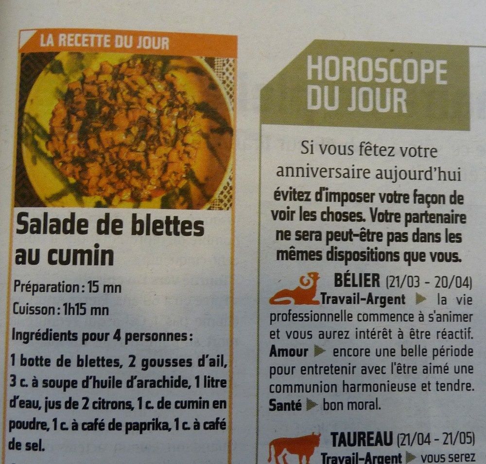 Coupons dans les journaux