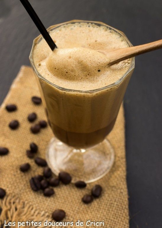 Café glacé mousseux