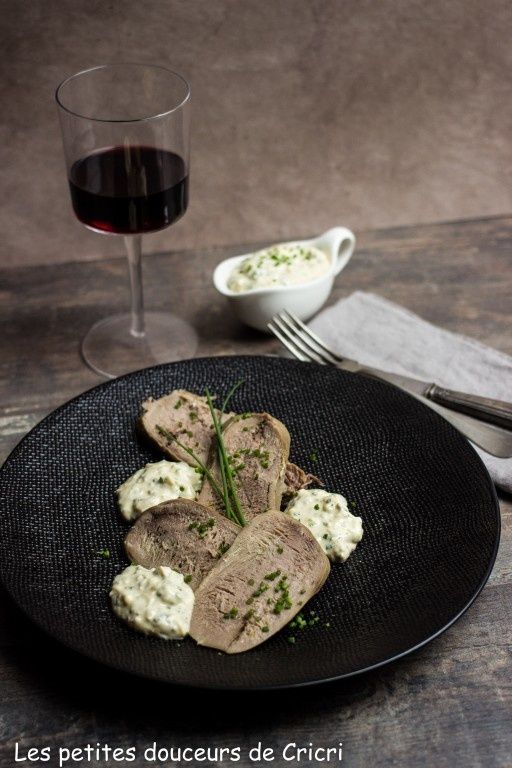 Les petites douceurs de Cricri Recette Langue de veau sauce gribiche