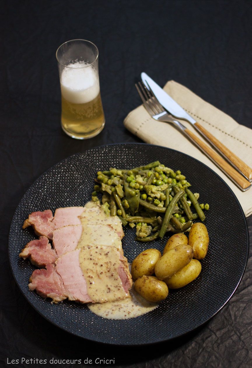 Palette de porc à la bière sauce moutarde - Les petites douceurs de Cricri