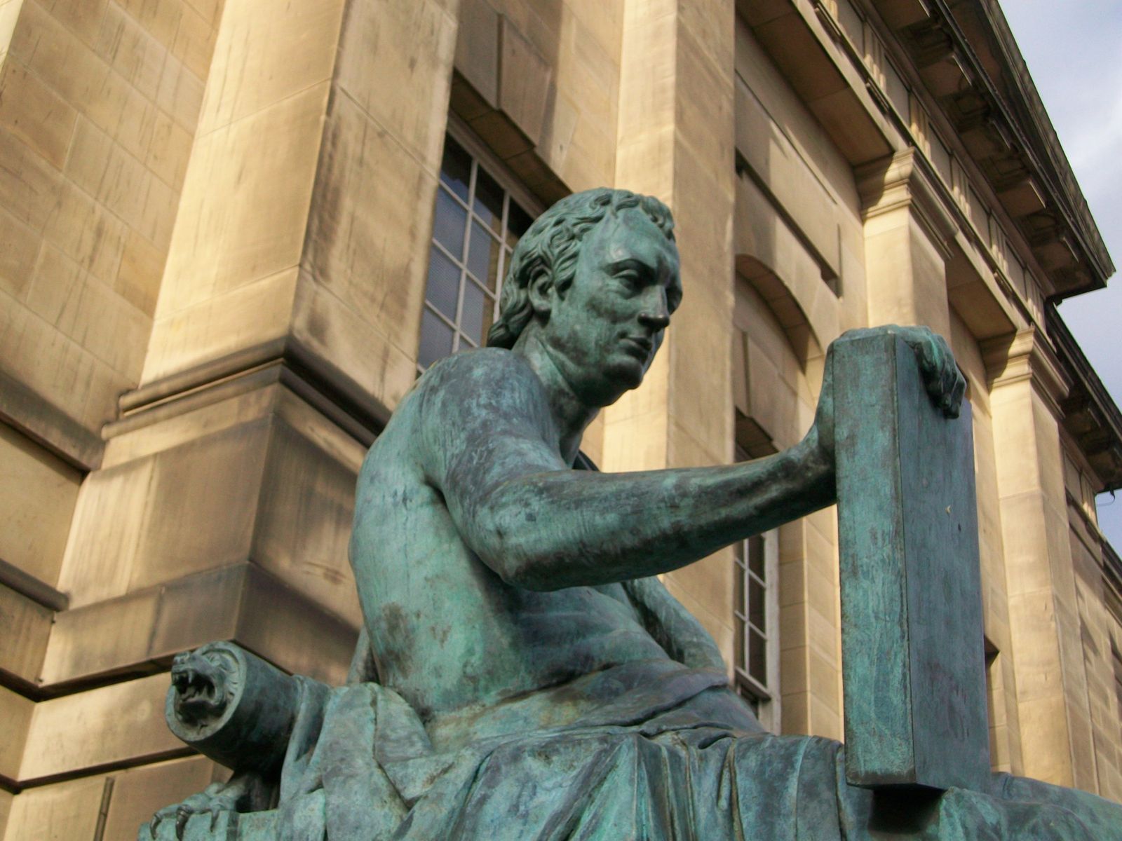 David Hume's statue, Royal Mile, Edinburgh