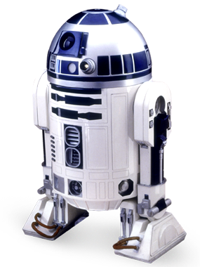 Le droïde R2-D2 dans la "guerre des étoiles" de G. Lucas (source : https://en.wikipedia.org/wiki/R2-D2)