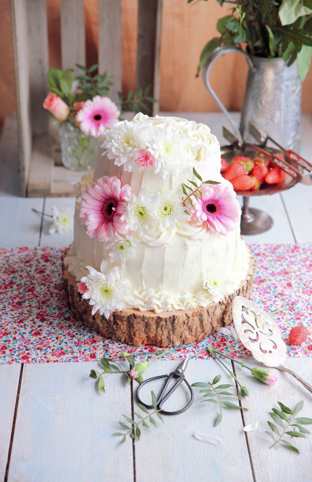 Petit Wedding Cake de printemps 