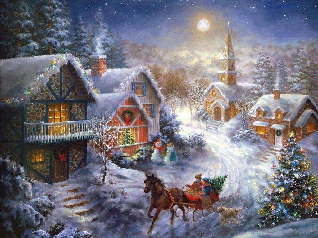 On continue l'avent avec de beaux paysages de Noel - Le blog de bibine62