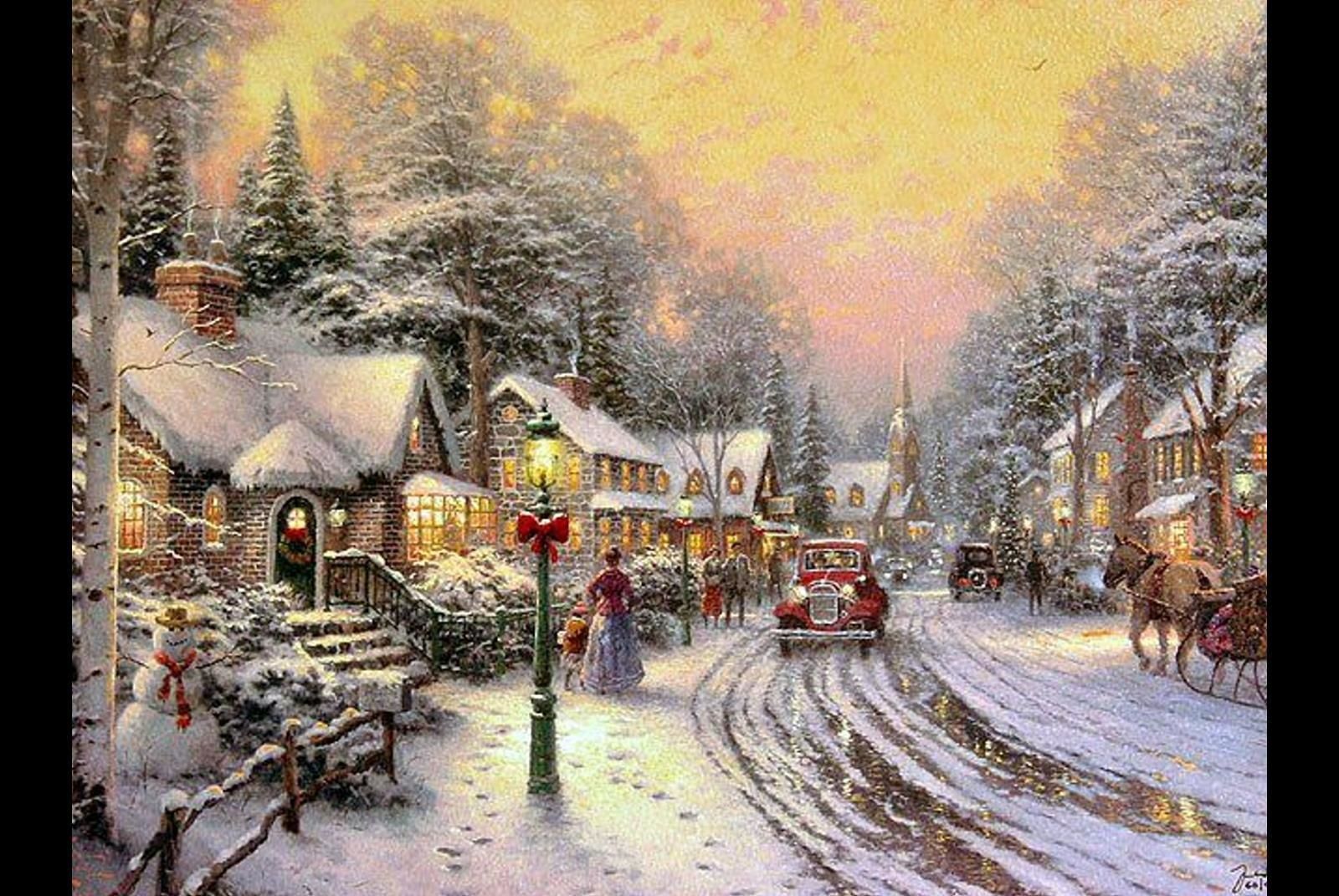 On continue l'avent avec de beaux paysages de Noel