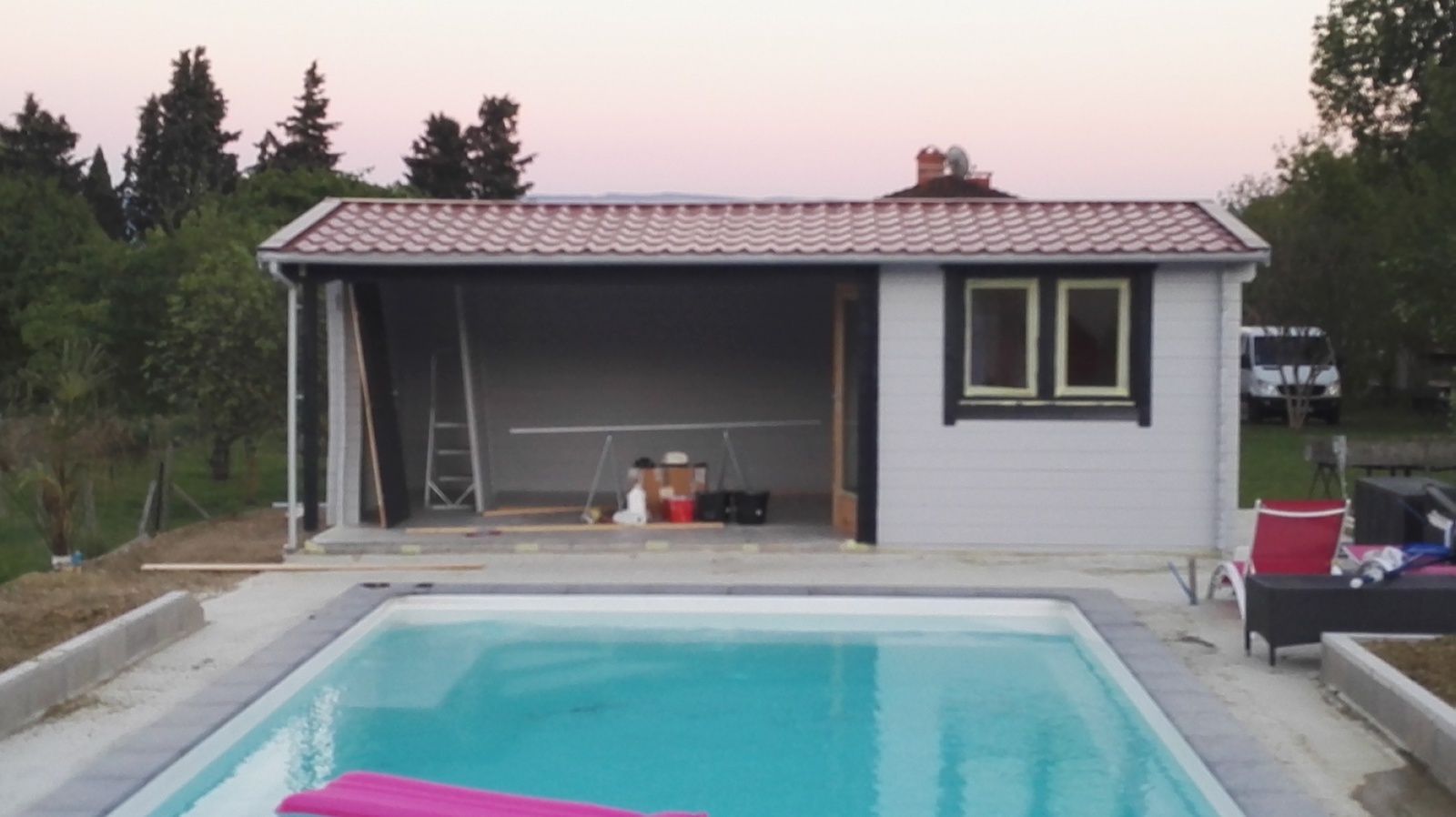 Traitement Et Peinture Du Pool House Le Blog De Ludo Valérie Traitement Et Peinture Du Pool House