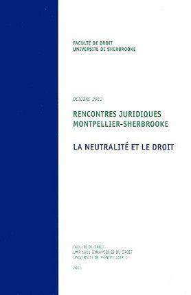 Rencontres juridiques montpellier-sherbrooke