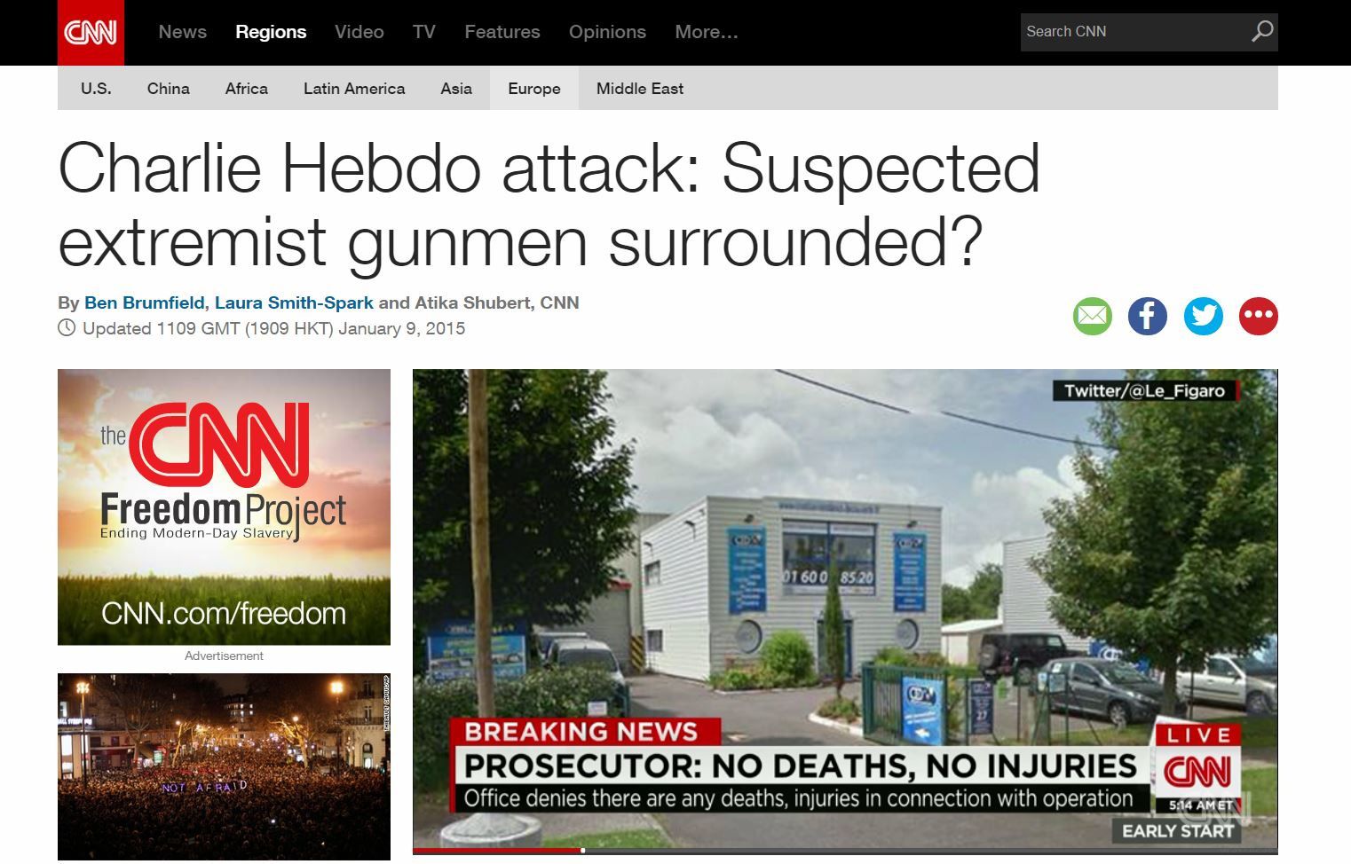 CNN claims : &quot;SURROUNDED&quot;