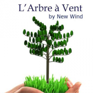 Energie du vent : La technologie de l'Arbre à vent, une éolienne de 10 mètres stylisée sous la forme d'un tronc en acier